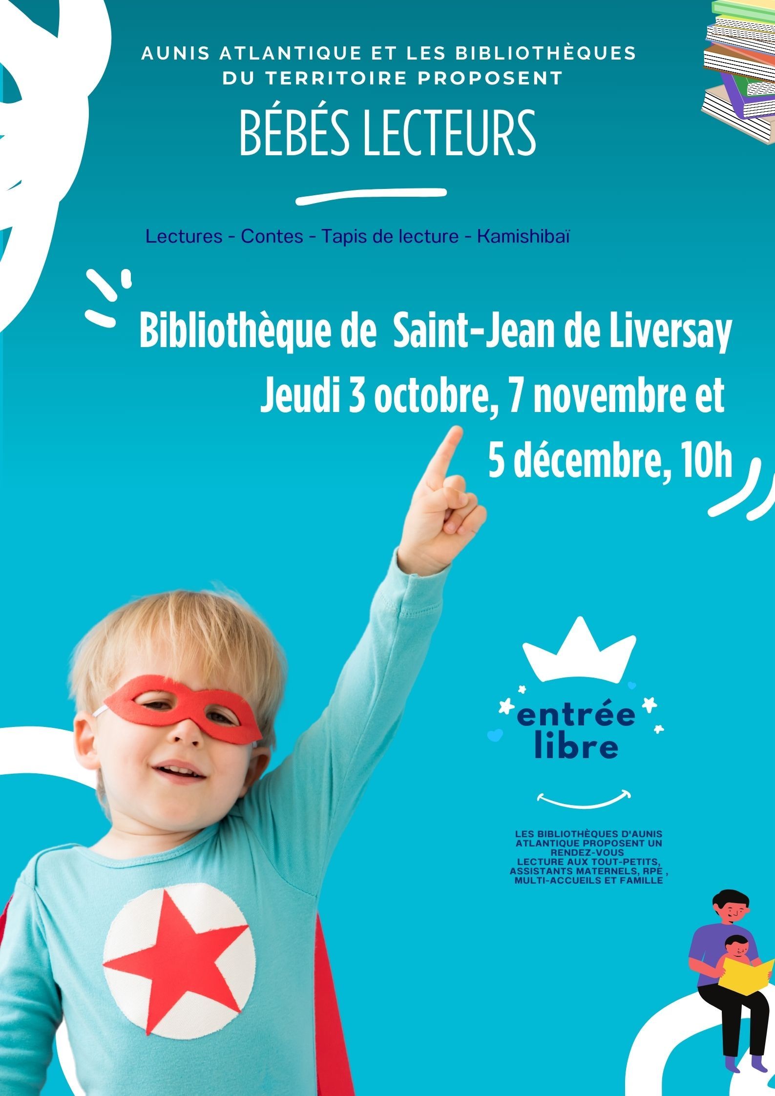 Affiche BB lecteurs St Jean de Liversay automne 2024